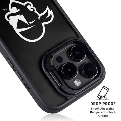 Seton Hall University Zoomed Basketball iPhone 15 Pro Kickstand Case